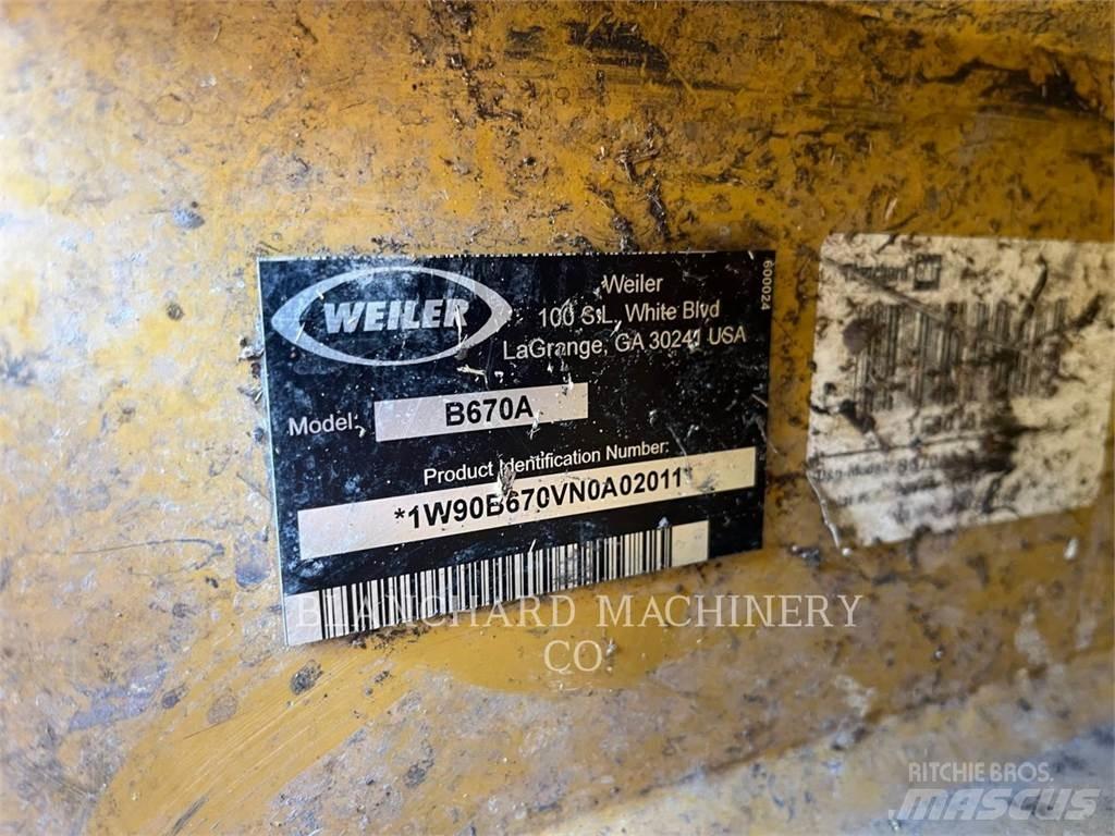 Weiler B670A Miško pjovimo technika