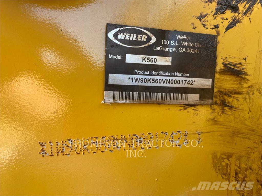 Weiler K560FV Strėliniai krautuvai