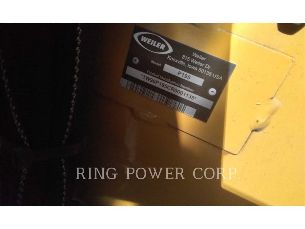 Weiler P195 Asfalto perdirbimo technika