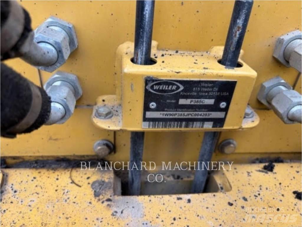 Weiler P385C Asfalto klotuvai