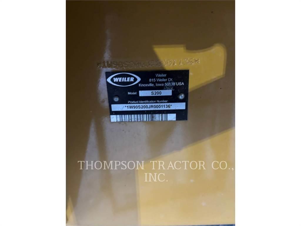 Weiler S200 Asfalto perdirbimo technika