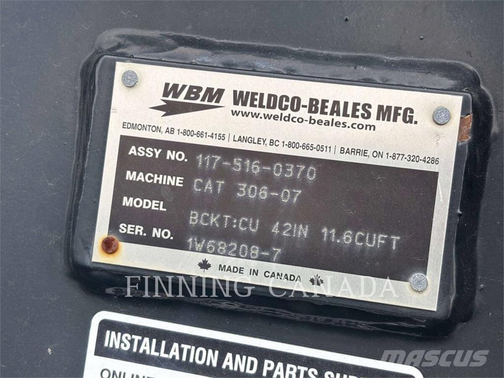 Weldco Beales MH6-BC-42 Kaušai