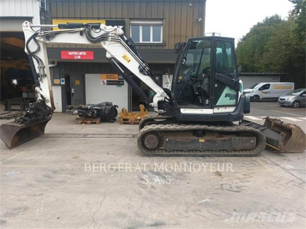 Yanmar SV100 Vikšriniai ekskavatoriai