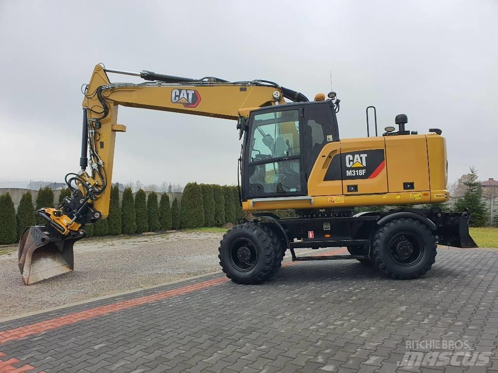 CAT M 318 F Ratiniai ekskavatoriai