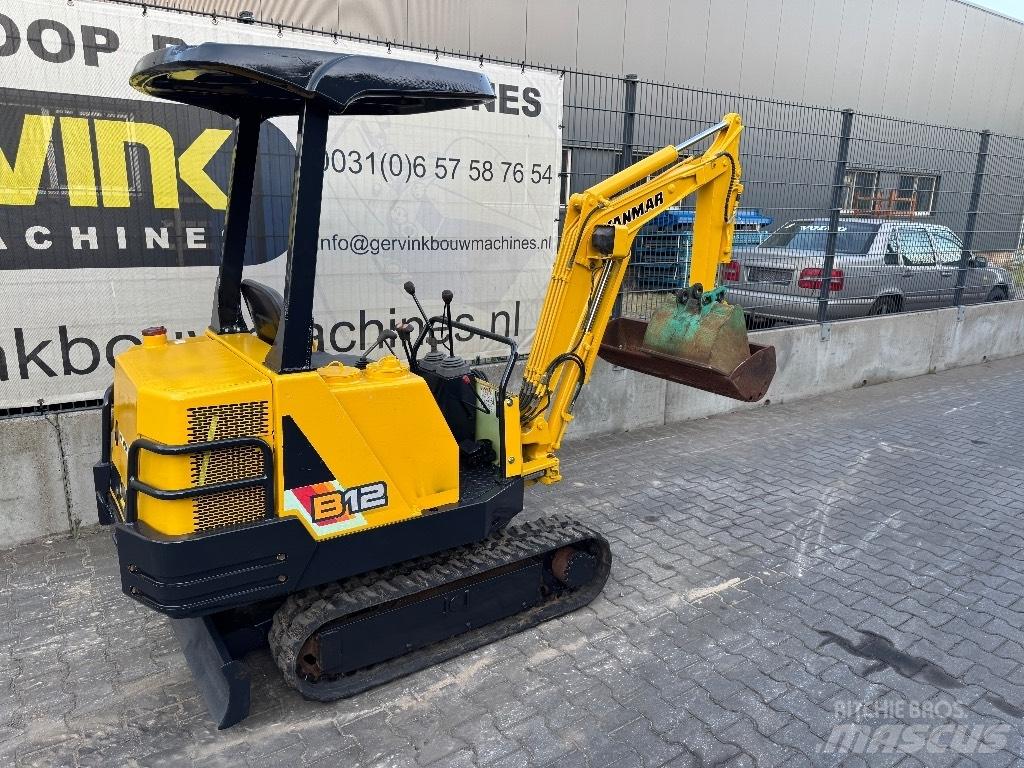 Yanmar B12 Mini ekskavatoriai < 7 t