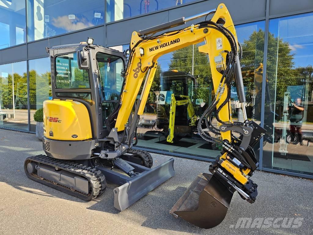New Holland E 26 C Mini ekskavatoriai < 7 t