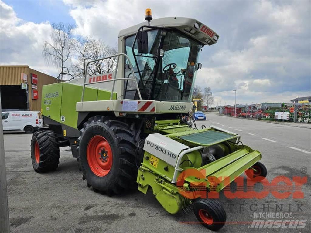 CLAAS Jaguar 850 Pašarų ruošimo technika