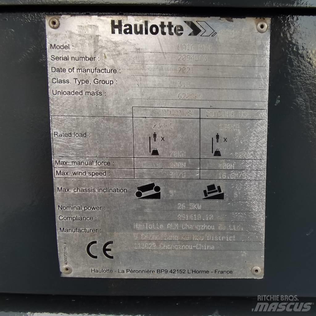 Haulotte HA16RTJ Alkūniniai keltuvai