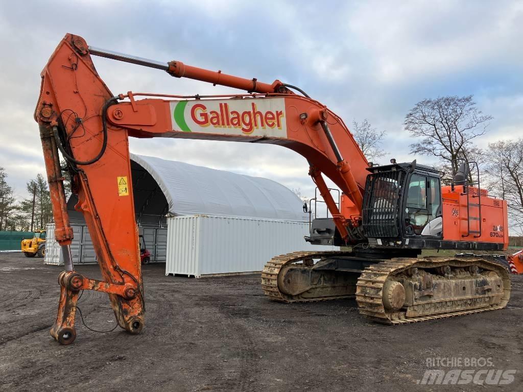 Hitachi ZX670LCH-5B Vikšriniai ekskavatoriai