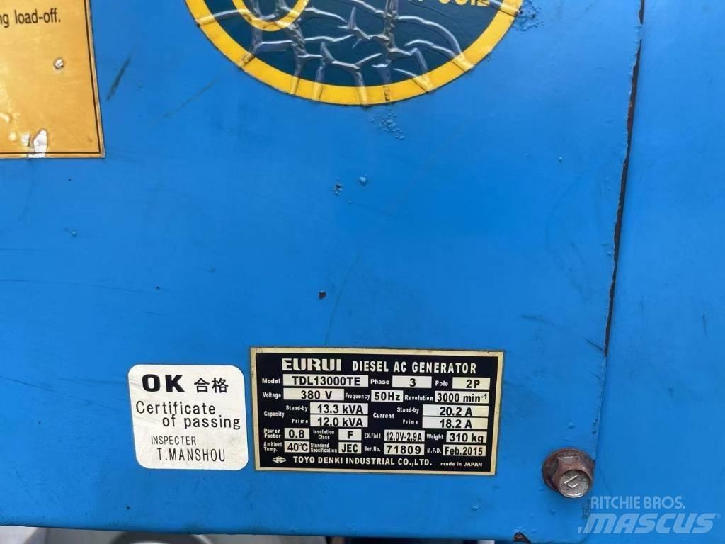 Yanmar 13.3KVA Dyzeliniai generatoriai
