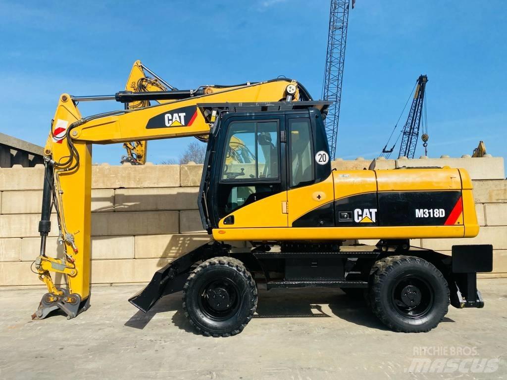 CAT M 318 D Ratiniai ekskavatoriai