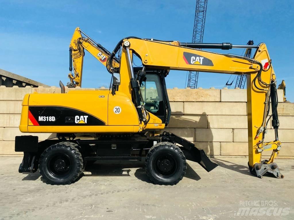 CAT M 318 D Ratiniai ekskavatoriai