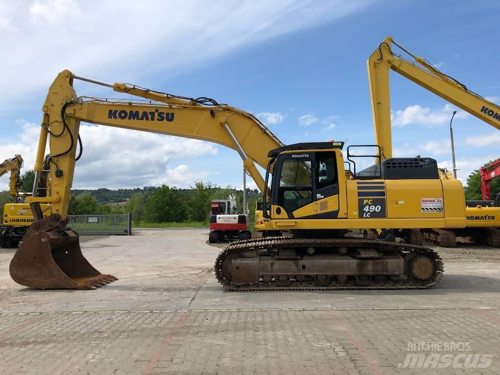 Komatsu PC490LC-10 Vikšriniai ekskavatoriai
