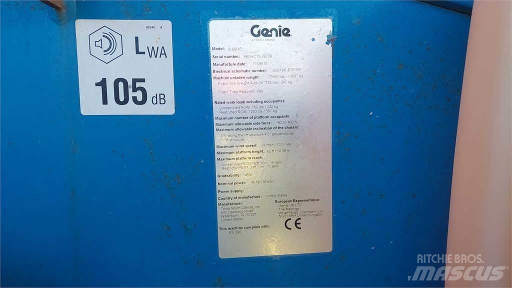Genie S60HCE Teleskopiniai keltuvai