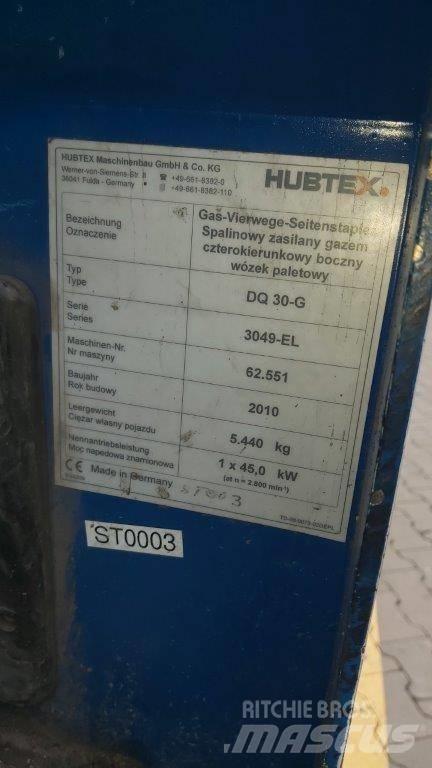 Hubtex DQ 30 G Krautuvai su pakrovimu iš šonų