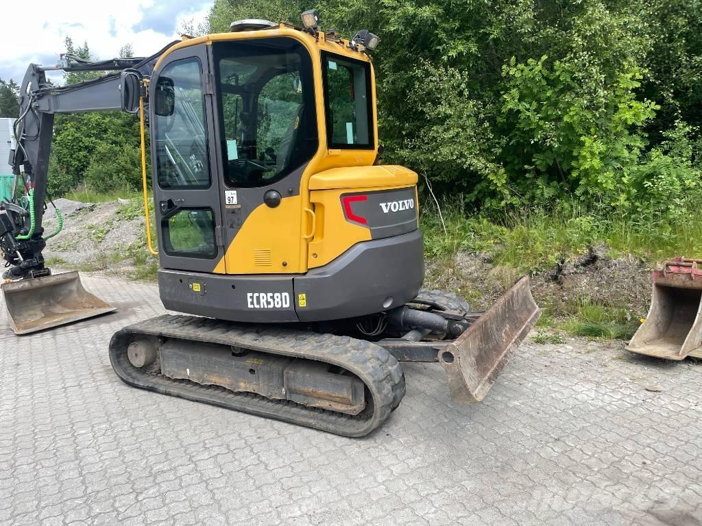 Volvo ECR58D Mini ekskavatoriai < 7 t