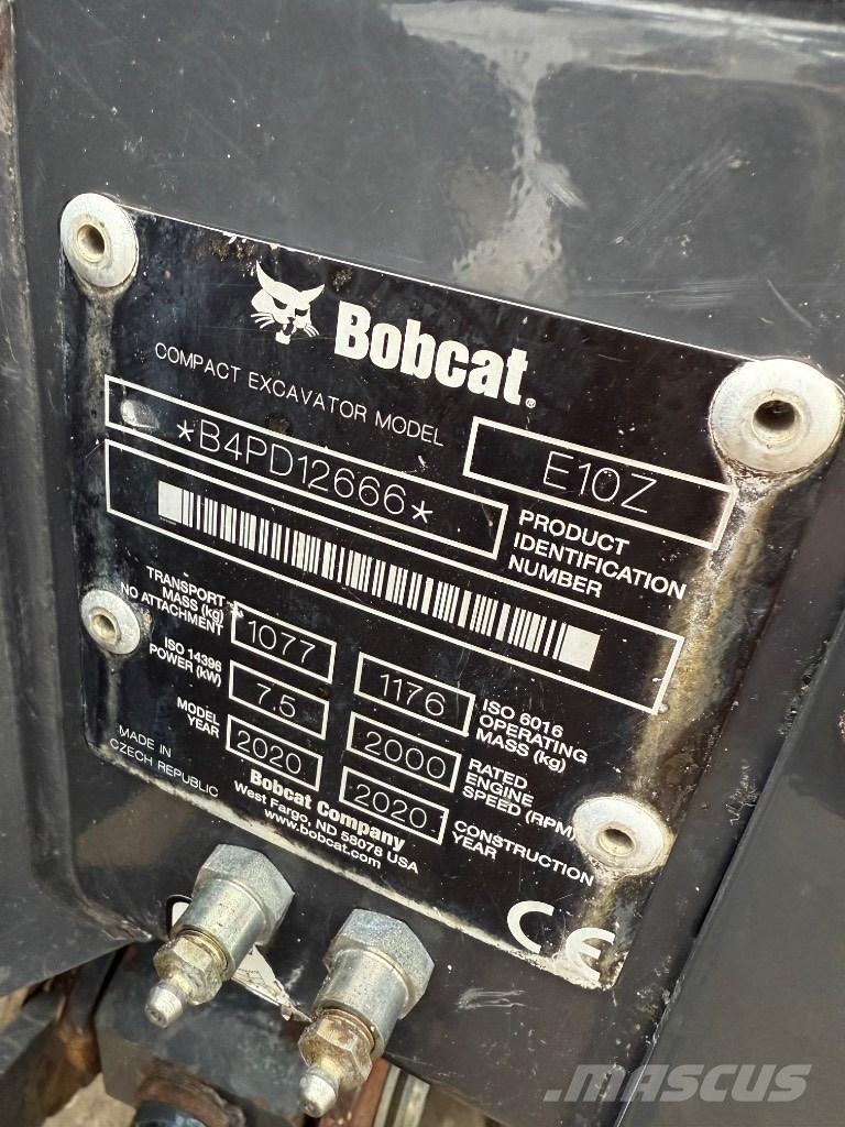 Bobcat E 10z Mini ekskavatoriai < 7 t