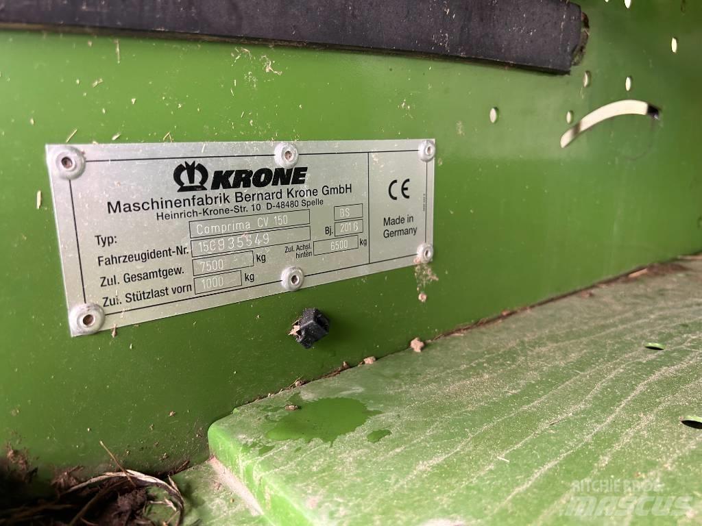 Krone CV150XC Ritinių presai