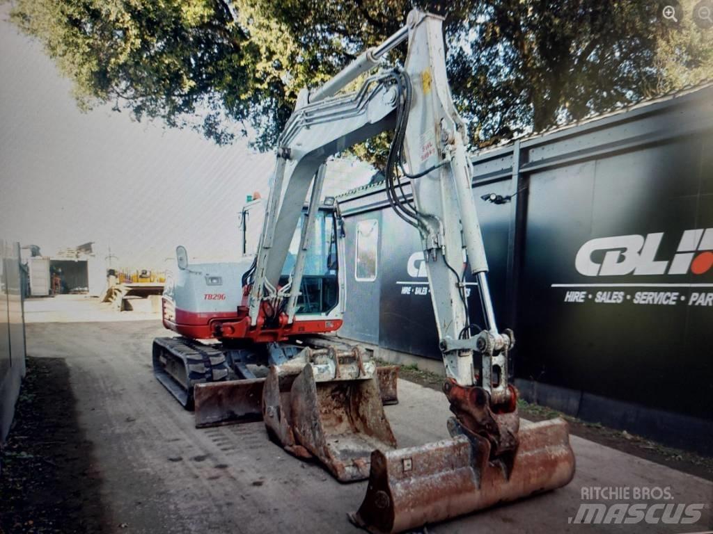 Takeuchi TB 290 Vidutinės galios ekskavatoriai 7-12 t
