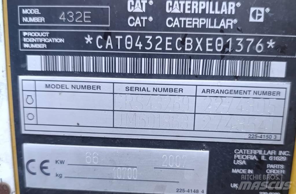 CAT 432 E 4x4 Ekskavatoriniai krautuvai