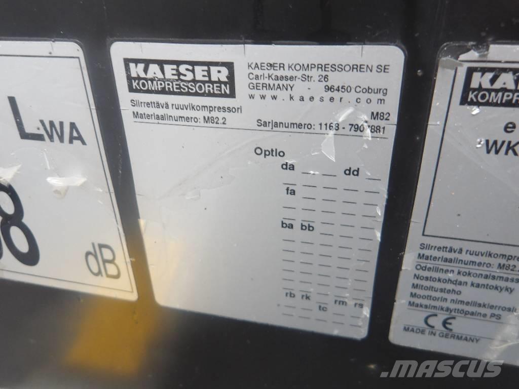 Kaeser Mobilair M82 Kompresoriai