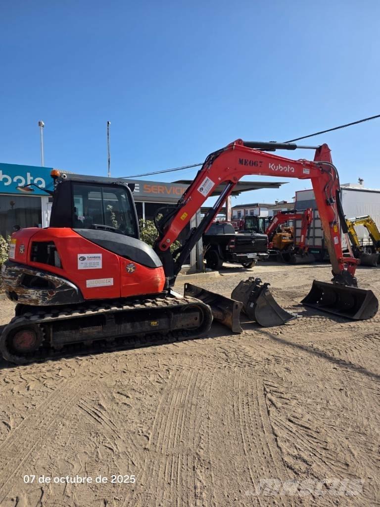 Kubota KX80-4a2 Vidutinės galios ekskavatoriai 7-12 t