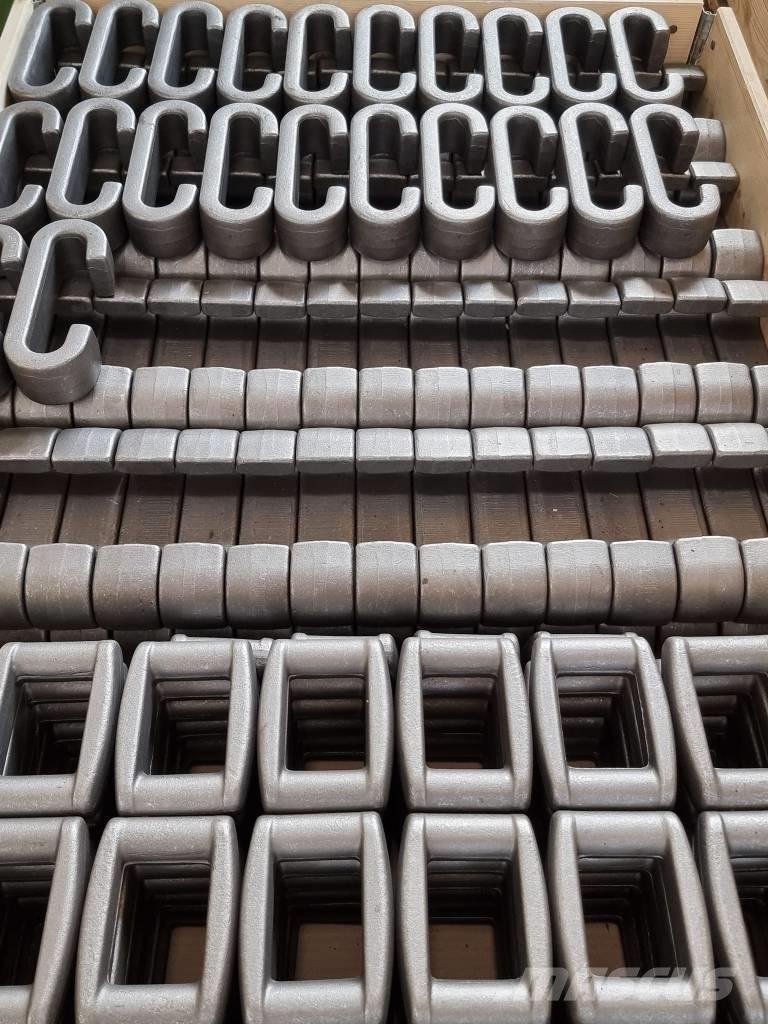 Clark Terra Grandinės, vikšrai ir važiuoklės