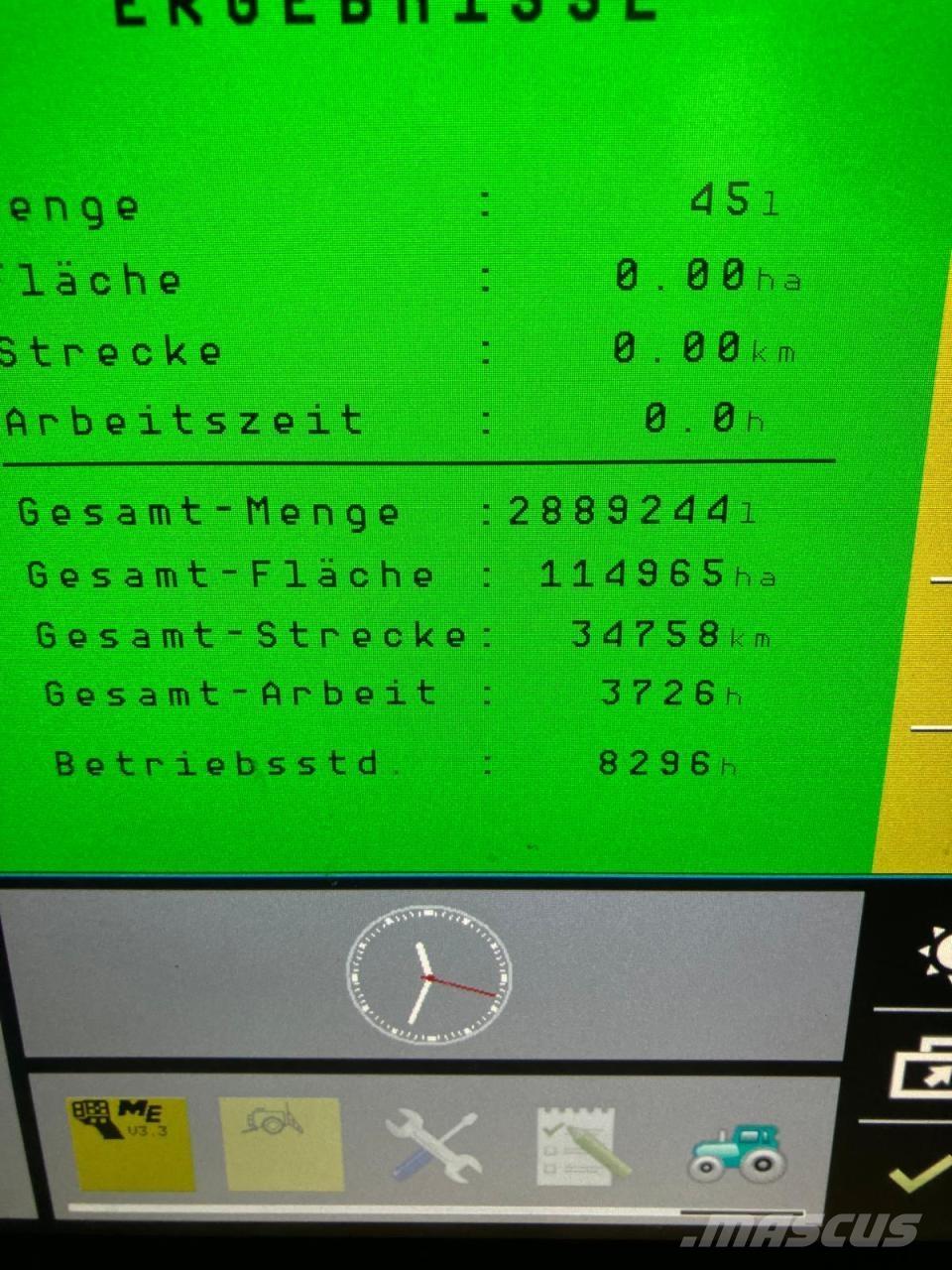 Dammann DT 2500H Prikabinami purkštuvai