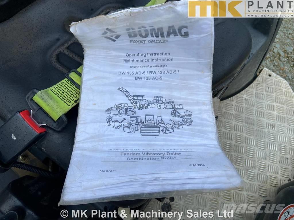 Bomag BW 135 AD-5 Porinių būgnų volai