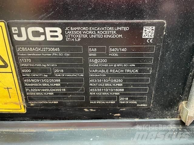 JCB 540-140 Teleskopiniai krautuvai