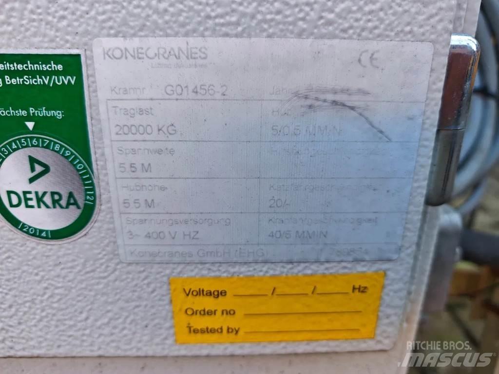 Konecranes 20 Ton Pakabinami ir ožiniai kranai