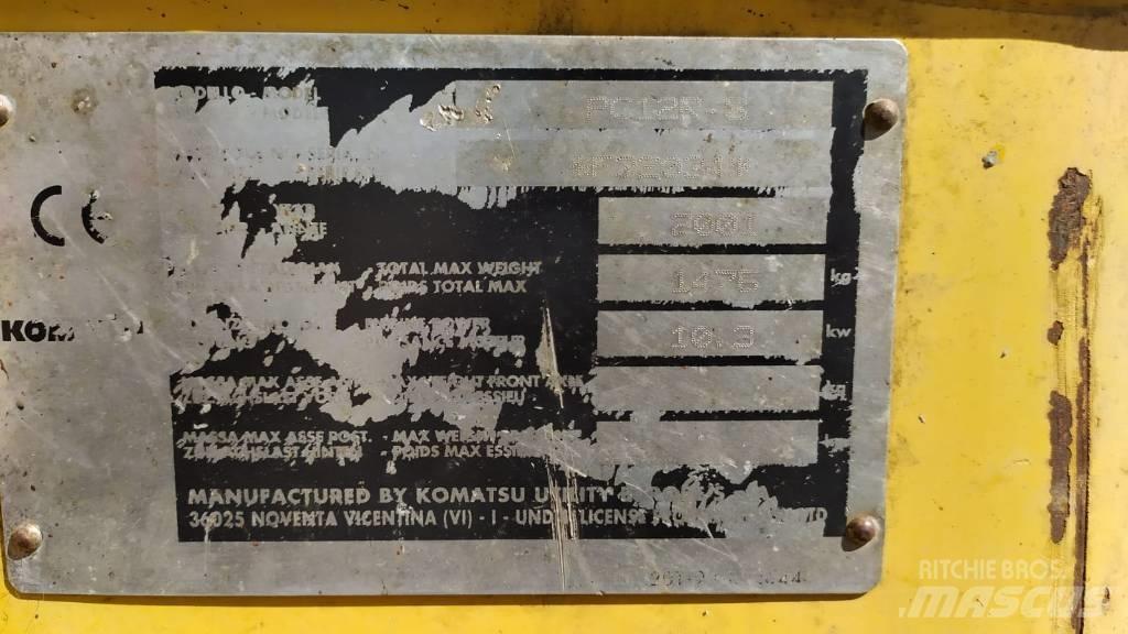 Komatsu PC 12 R-8 Mini ekskavatoriai < 7 t