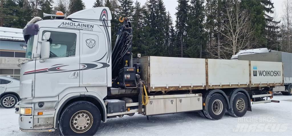 Scania R420 Automobiliniai kranai
