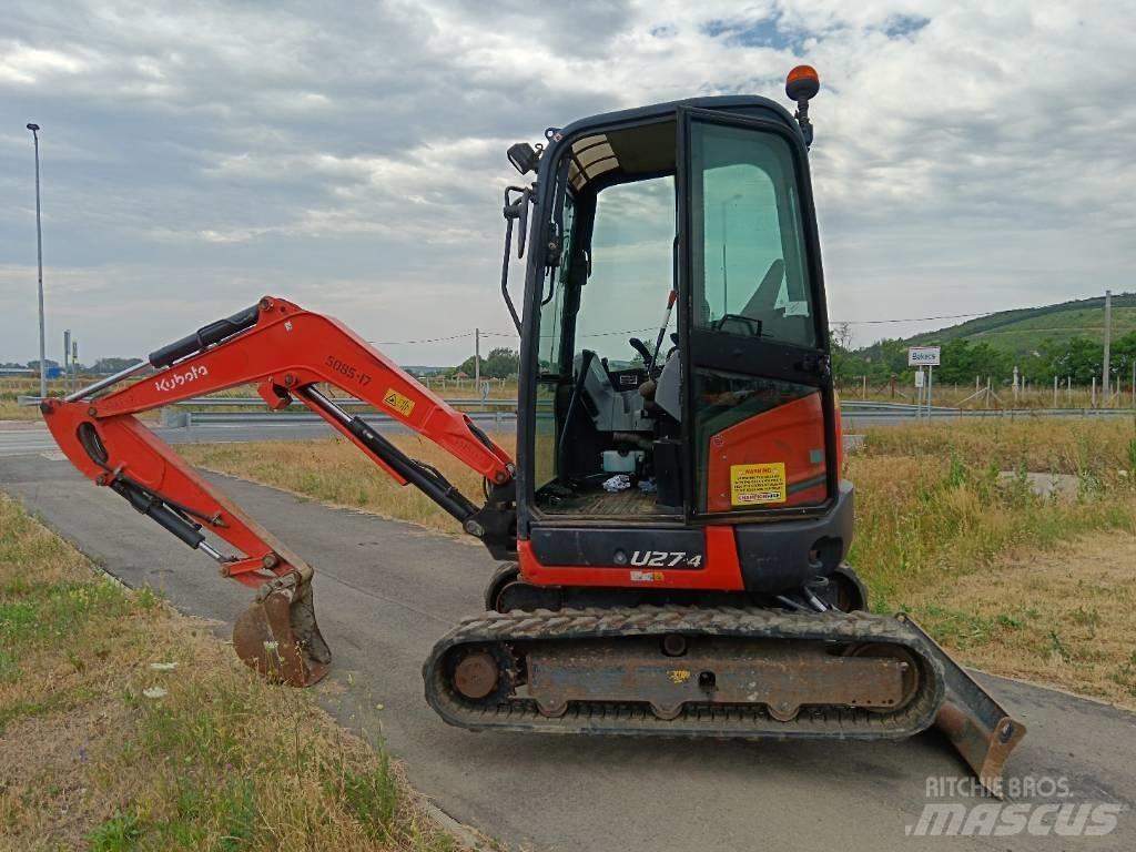 Kubota U 27-4 Mini ekskavatoriai < 7 t