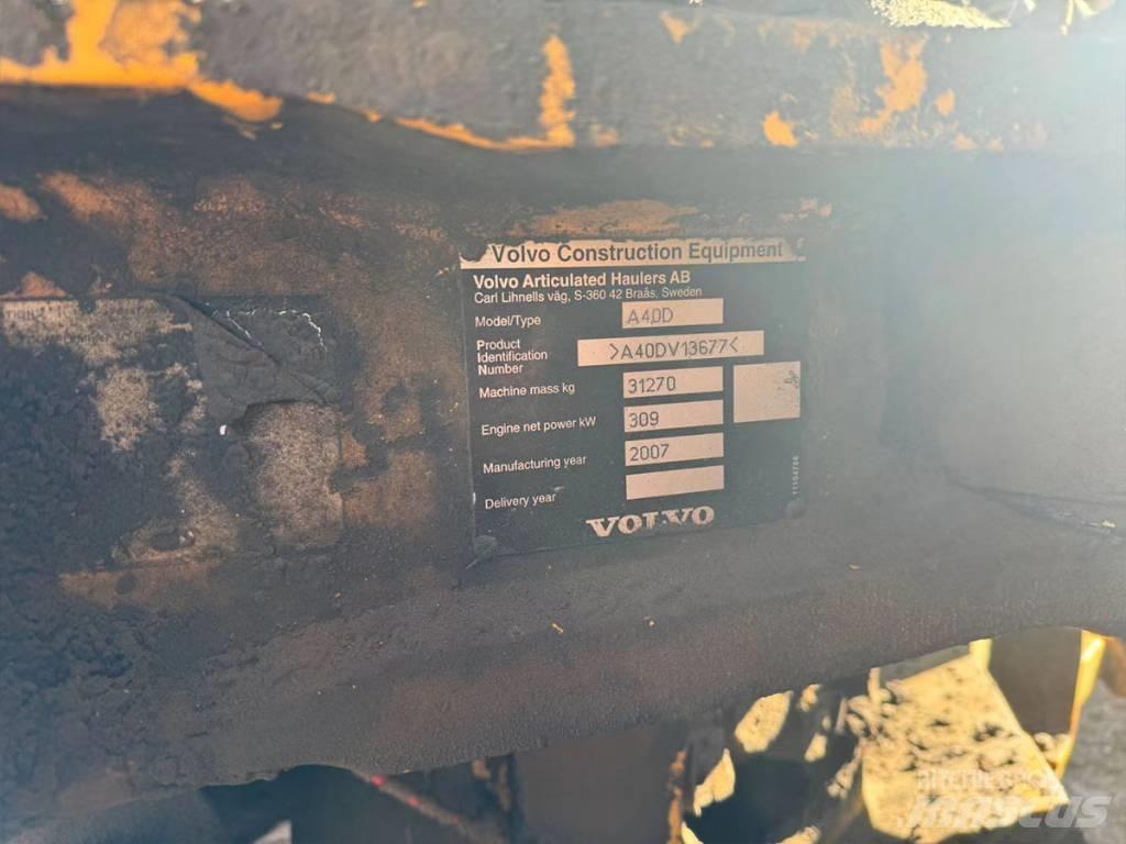 Volvo A 40 D Karjeriniai savivarčiai