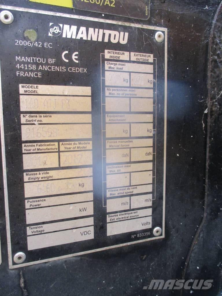 Manitou 160 ATJ Alkūniniai keltuvai