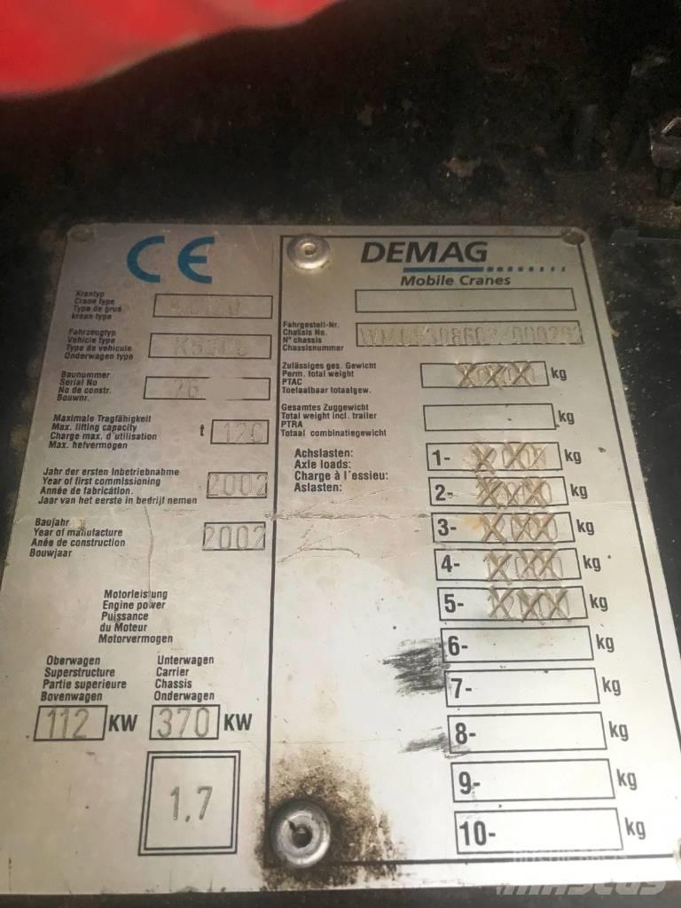 Demag AC 120 Visureigiai kranai