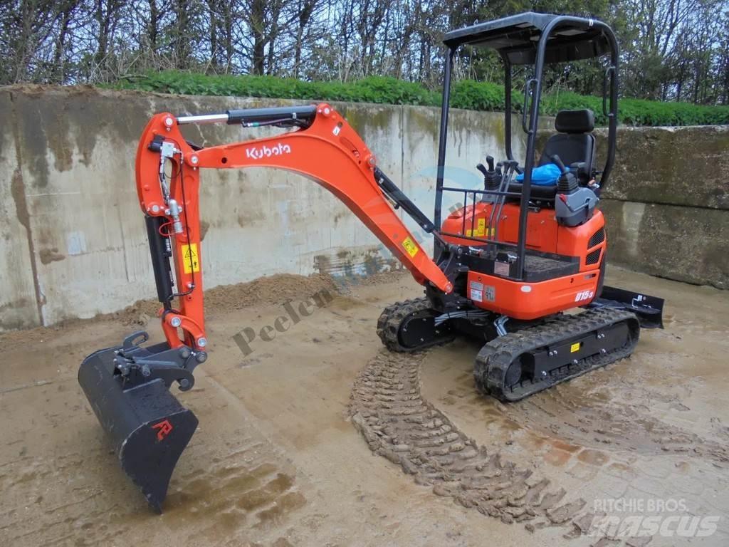 Kubota U 15-3 Mini ekskavatoriai < 7 t