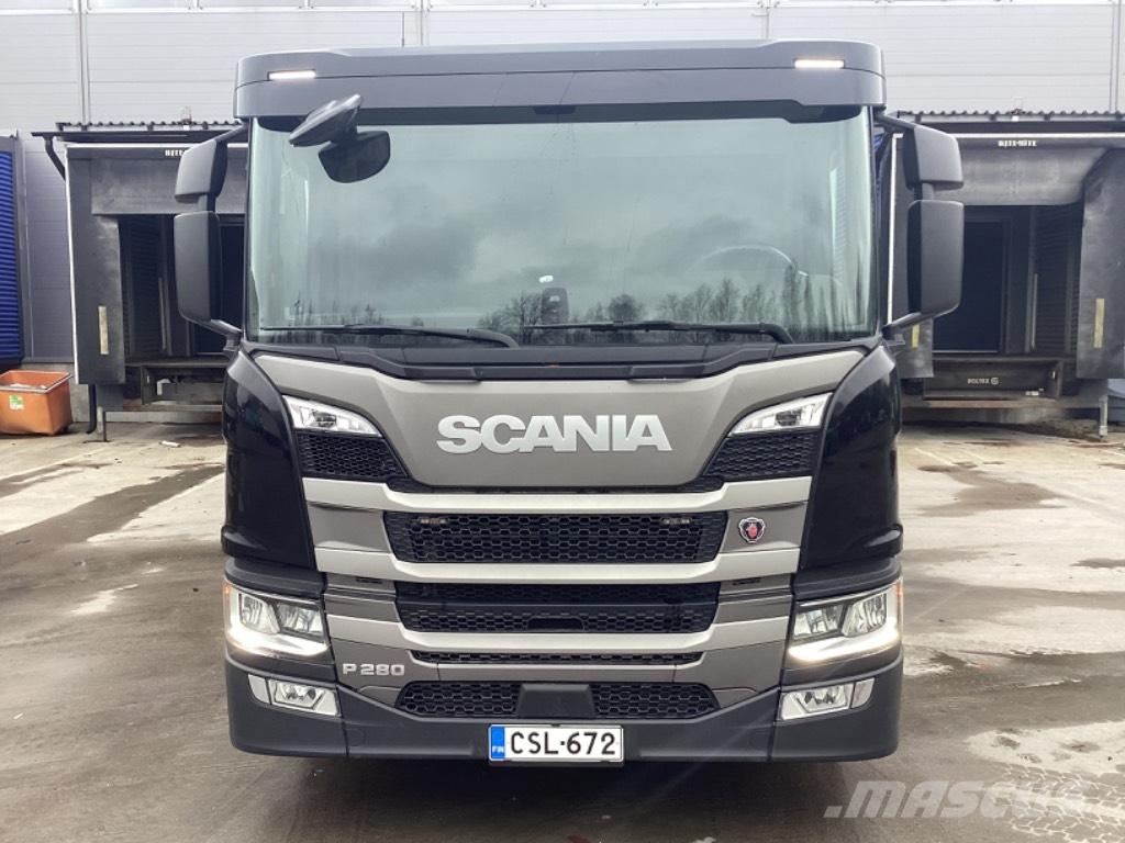 Scania P 280 CNG Sunkvežimiai su dengtu kėbulu