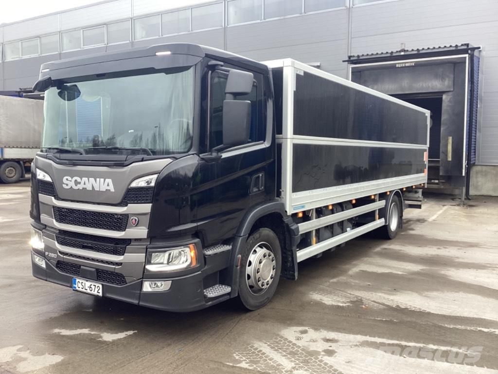 Scania P 280 CNG Sunkvežimiai su dengtu kėbulu