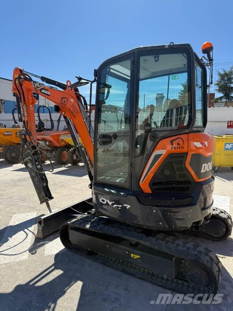 Doosan DX 27 Z Mini ekskavatoriai < 7 t