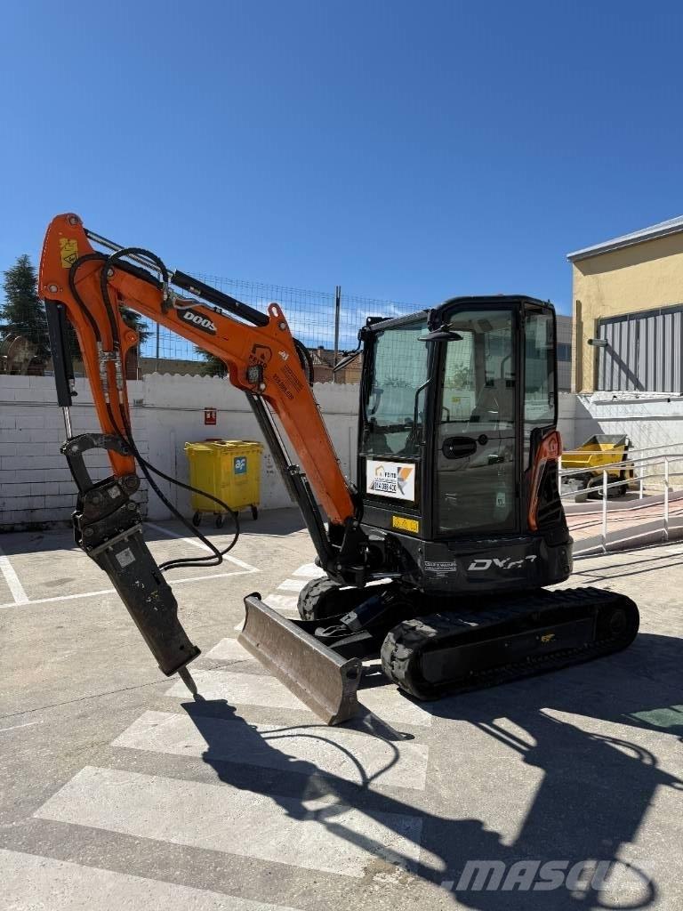 Doosan DX 27 Z Mini ekskavatoriai < 7 t