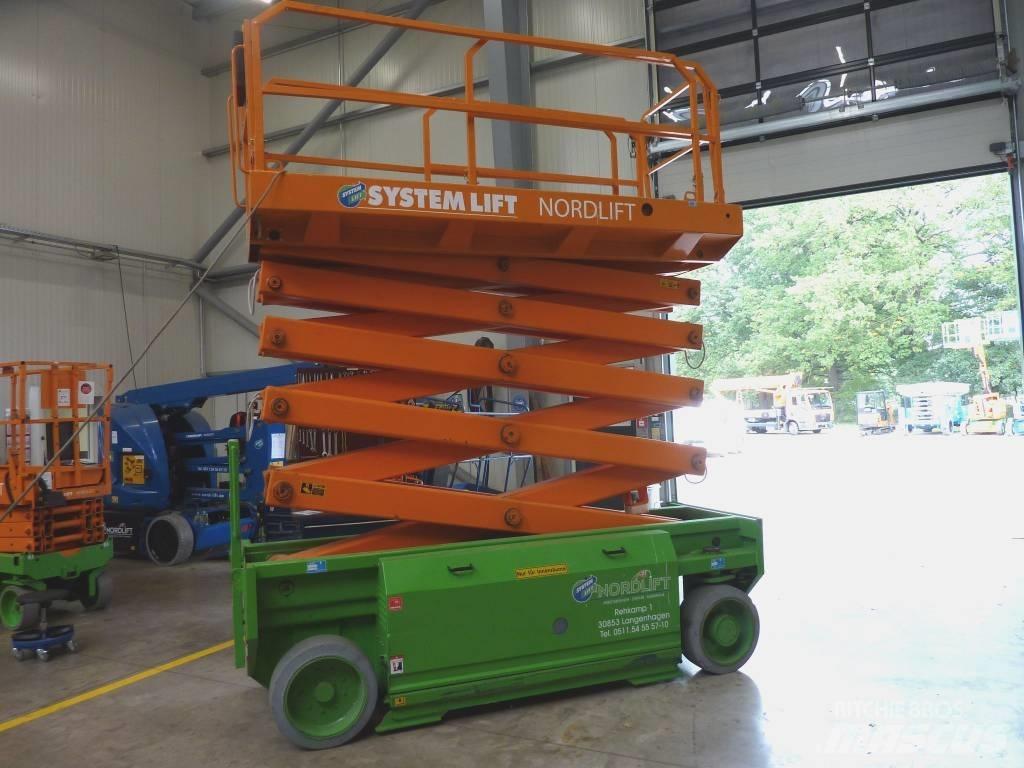 HAB S 152 10 E2WD Žirkliniai keltuvai