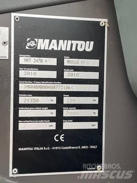 Manitou MRT2470 Teleskopiniai krautuvai