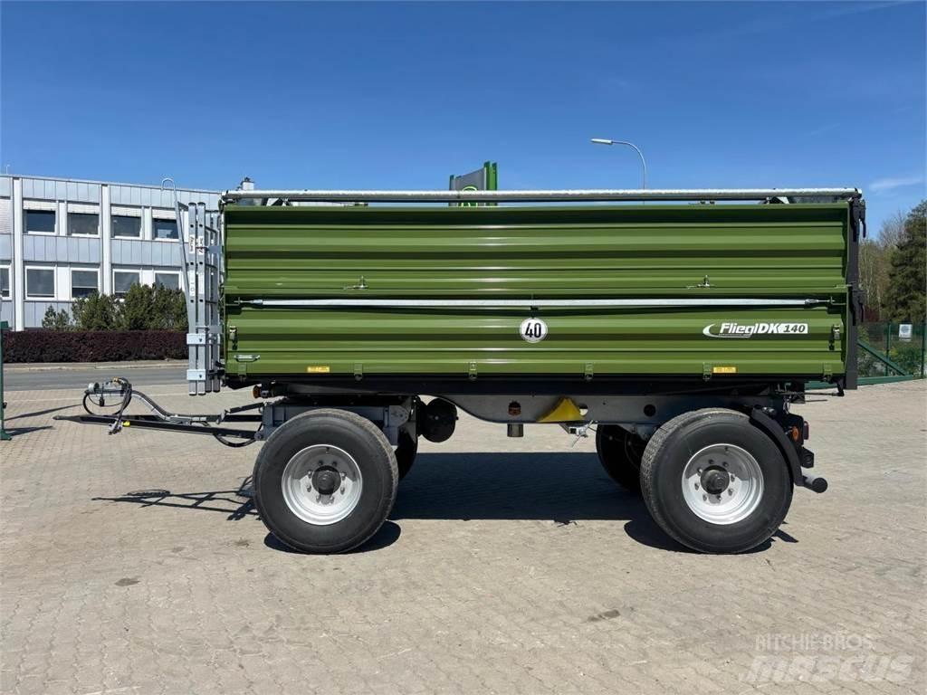 Fliegl DK 140 FOX Savivartės priekabos
