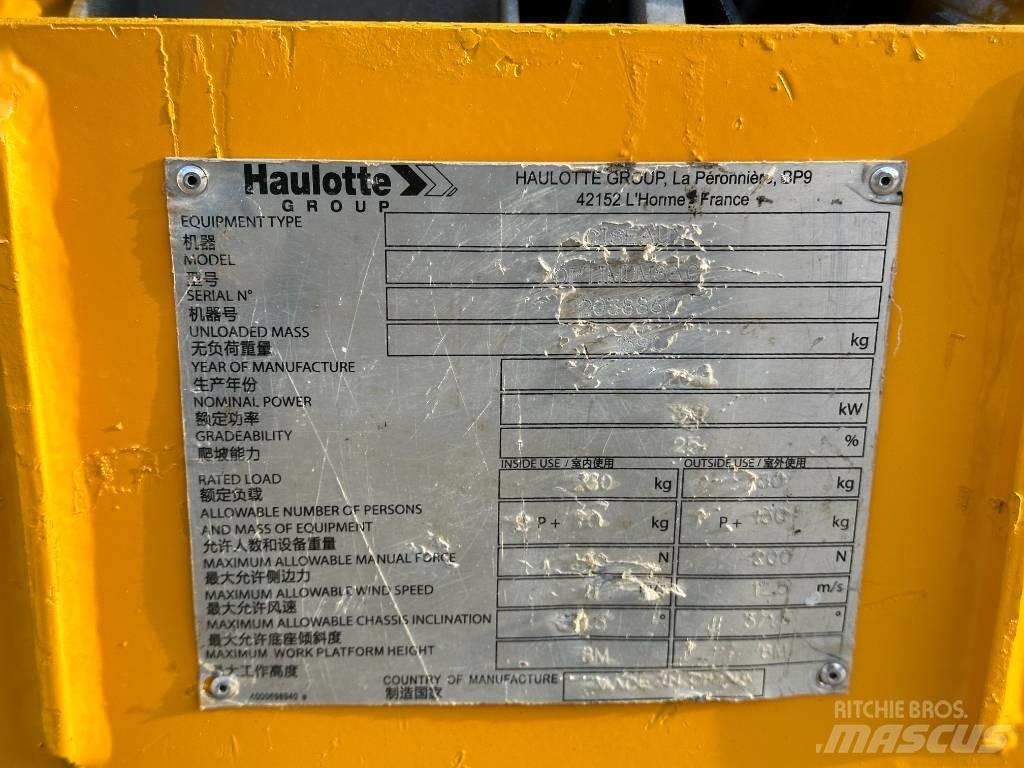 Haulotte OPTIMUM 8 Žirkliniai keltuvai