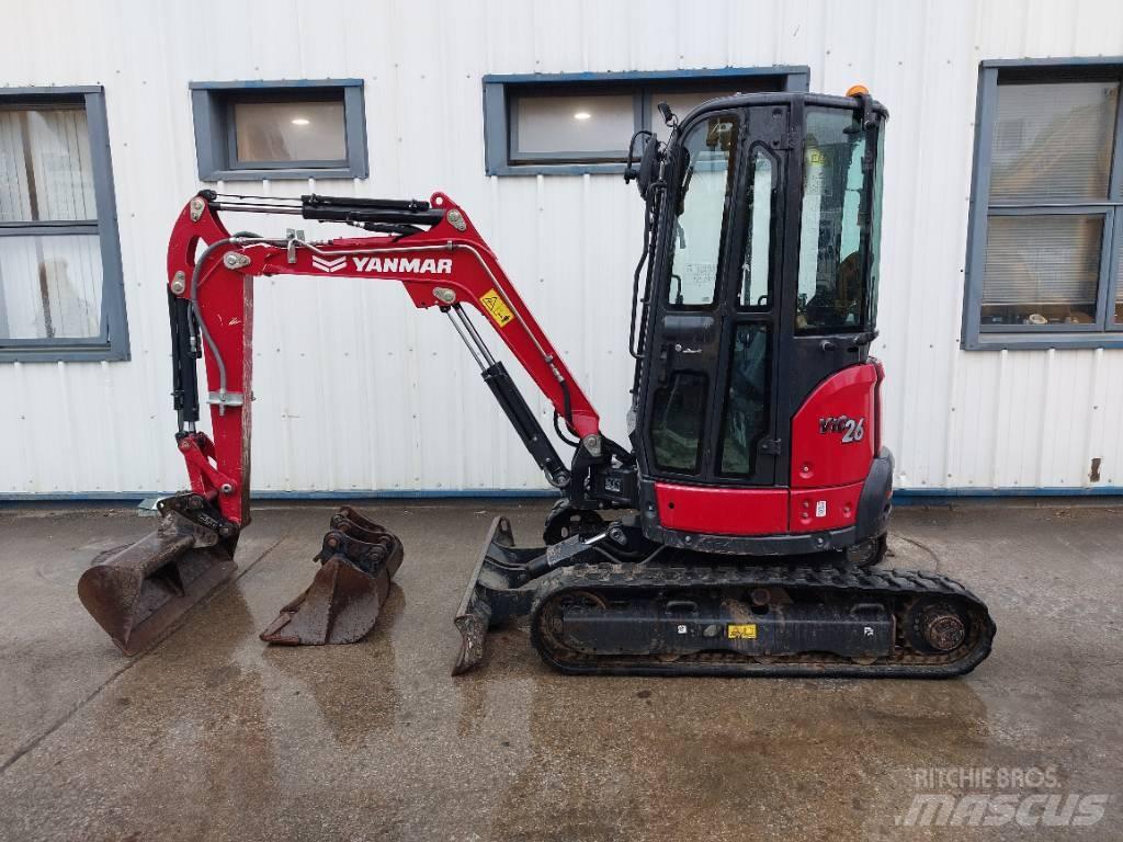 Yanmar Vio 26-6 Mini ekskavatoriai < 7 t
