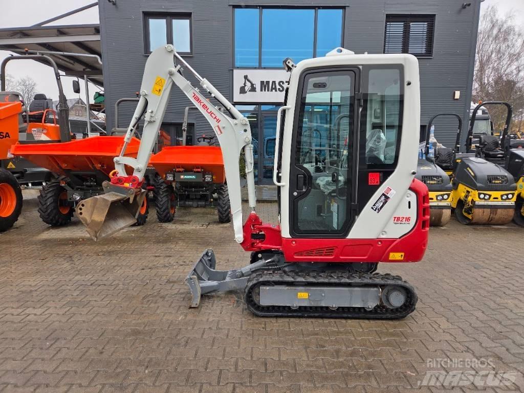 Takeuchi TB 216 Mini ekskavatoriai < 7 t