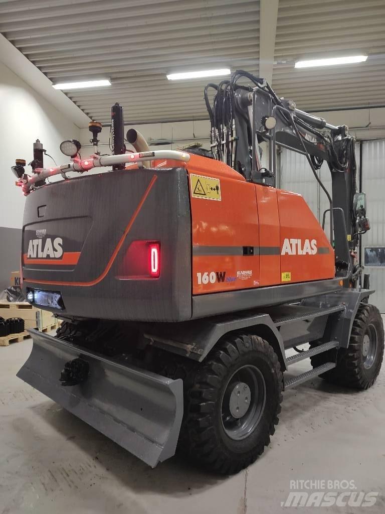 Atlas 160 W Ratiniai ekskavatoriai