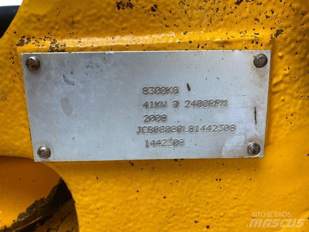 JCB 8080 Vidutinės galios ekskavatoriai 7-12 t